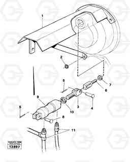 21919 Controls for reduction gear 861 861, Volvo Construction Equipment