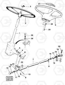 25268 Steering gear with fitting parts 861 861, Volvo Construction Equipment
