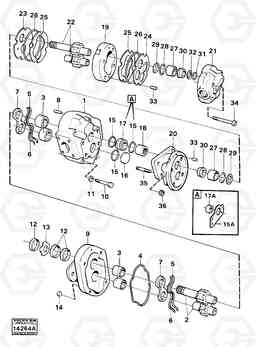 18876 Hydraulic pump 4200 4200, Volvo Construction Equipment
