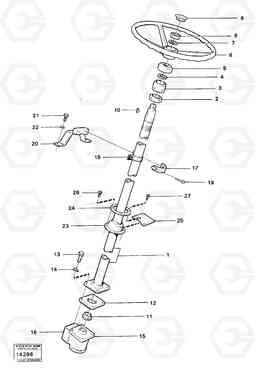 24847 Steering column with fitting parts 4400 4400, Volvo Construction Equipment