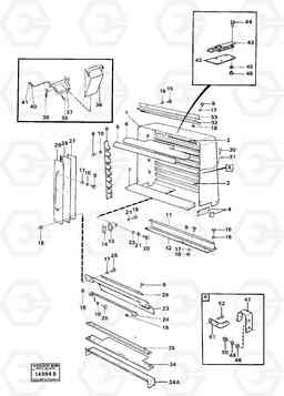 40202 Radiator casing 4300 4300, Volvo Construction Equipment