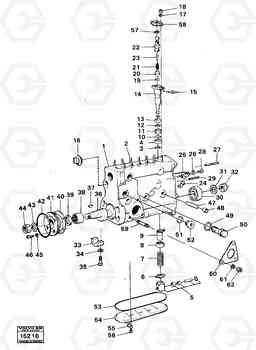 88689 Injection pump 4400 4400, Volvo Construction Equipment