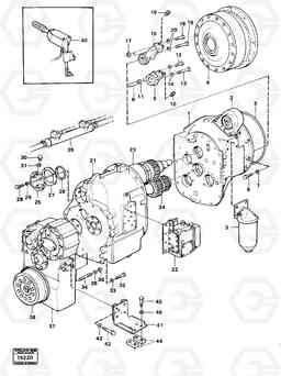 100718 Hydraulic transmission with fitting parts 4400 4400, Volvo Construction Equipment