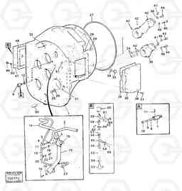 100721 Converter housing with assembly parts 4300B 4300B, Volvo Construction Equipment