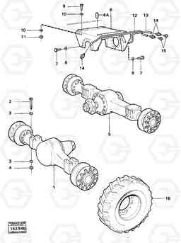 22421 Driveshafts with assembly parts 4400 4400, Volvo Construction Equipment