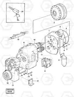 31942 Hydraulic transmission with fitting parts 4300 4300, Volvo Construction Equipment