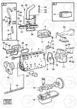 98968 Engine with fitting parts 4400 4400, Volvo Construction Equipment
