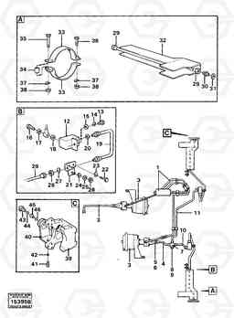 23817 Hydraulic system rear Tillv Nr -3743 4400 4400, Volvo Construction Equipment