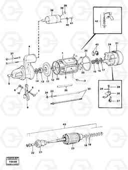 531 Starter motor mo-28595 4400 4400, Volvo Construction Equipment