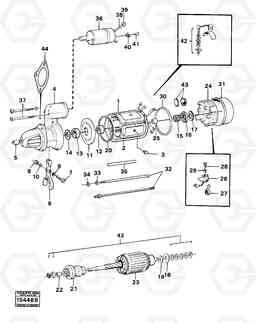 1185 Starter motor mo - 40921 861 861, Volvo Construction Equipment