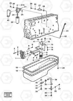 84994 Lubricating oil system 4400 4400, Volvo Construction Equipment