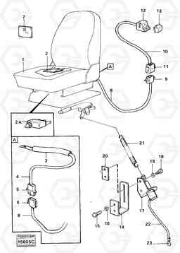 19296 Safety parts details signal for parking brake 98632,99714 4200 4200, Volvo Construction Equipment
