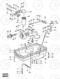 26276 Lubricating oil system 4200 4200, Volvo Construction Equipment