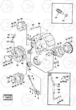 67705 Dropbox housing and cover 4500 4500, Volvo Construction Equipment