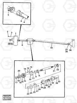 21910 Propeller shafts with fitting parts 861 861, Volvo Construction Equipment