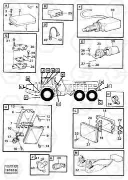 36459 Electric components 861 861, Volvo Construction Equipment