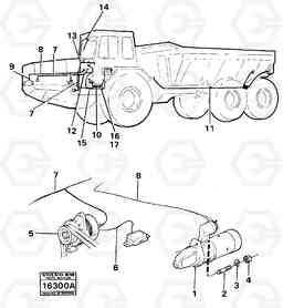 13003 Electrical system 861 861, Volvo Construction Equipment