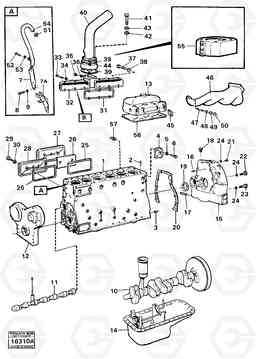 98946 Engine with fitting parts 861 861, Volvo Construction Equipment