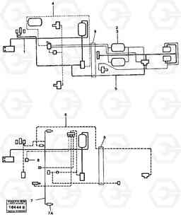 18327 Pneumatic system prod nr 3700 Tillv Nr -1616 5350 5350, Volvo Construction Equipment
