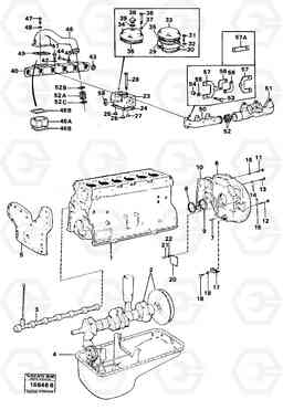 100783 Engine with fitting parts 4600 4600, Volvo Construction Equipment