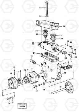 2213 Water pump with fitting parts 4600 4600, Volvo Construction Equipment