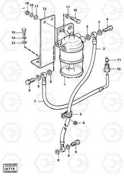 24425 Slurry separator with fitting parts Mo-59882 4300 4300, Volvo Construction Equipment