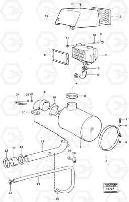 71697 Inlet system 4600 4600, Volvo Construction Equipment