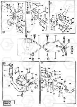101908 Hydraulic system feed lines 4600 4600, Volvo Construction Equipment