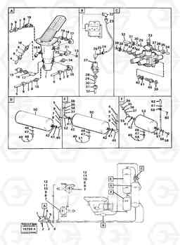 84992 Pneumatic system pipes 4600 4600, Volvo Construction Equipment