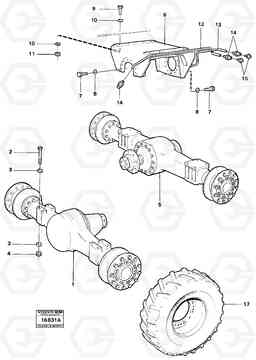 17738 Driveshafts with assembly parts 4300B 4300B, Volvo Construction Equipment