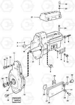 19347 Fuel injection pump cmpl Prod Nr 16303,16304 616B/646 616B,646 D45, TD45, Volvo Construction Equipment