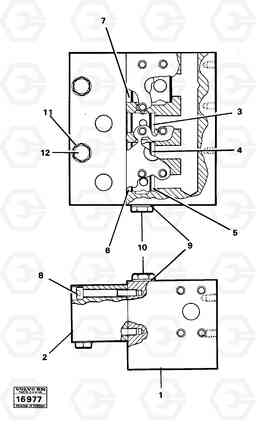 18889 Flow valve 99393 Tillv.nr 2224- 4200 4200, Volvo Construction Equipment