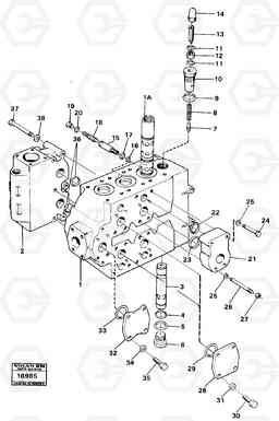 10773 Control valve tillv.nr - 1838 4600 4600, Volvo Construction Equipment