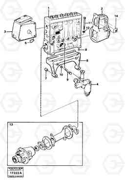 5029 Injection pump with drive 4600B 4600B, Volvo Construction Equipment