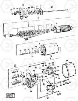 19353 Starter motor 16207 mo 60319- 16308,09 Mo 60292- 616B/646 616B,646 D45, TD45, Volvo Construction Equipment