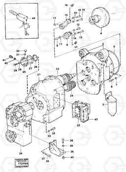99827 Power transmission with fitting parts Tillv Nr 2601- 4500 4500, Volvo Construction Equipment
