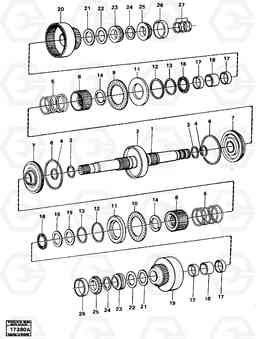 23953 Clutches forward and reverse L90 L90, Volvo Construction Equipment
