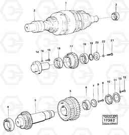 12129 Clutches,gears and shafts Tillv Nr 2601- 4500 4500, Volvo Construction Equipment