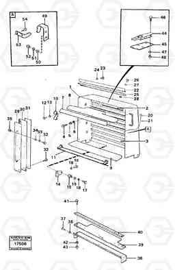 37054 Radiator casing 4300B 4300B, Volvo Construction Equipment