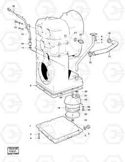 90320 Clutch housing with fitting parts 4200B 4200B, Volvo Construction Equipment