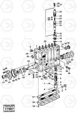 88485 Fuel injection pump 91174 A25 VOLVO BM VOLVO BM A25, Volvo Construction Equipment