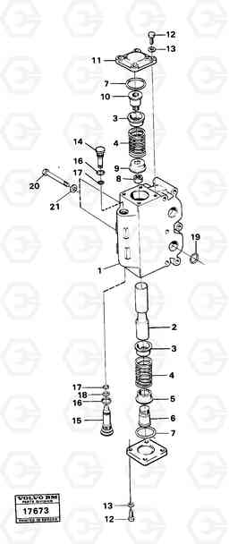 8567 Control valve: valve 4600 4600, Volvo Construction Equipment