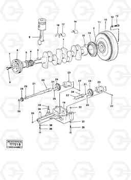 16101 Crankshaft balancing L70 L70 S/N -7400/ -60500 USA, Volvo Construction Equipment
