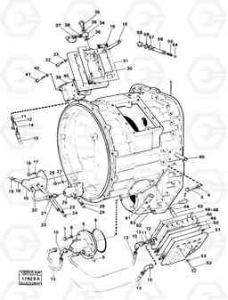 99813 Converter housing with fitting parts 4600B 4600B, Volvo Construction Equipment