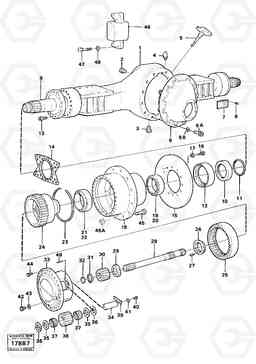 86350 Drive axle, front 4600 4600, Volvo Construction Equipment