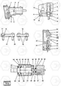 16546 Hydraulic pump L50 L50 S/N -6400/-60300 USA, Volvo Construction Equipment