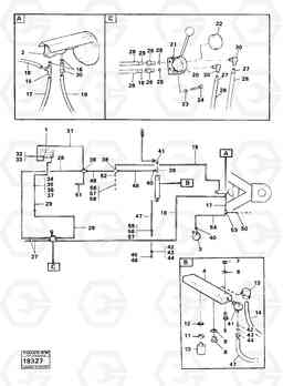 81712 Pneumatic system for operation of controls Serial No. 59472 - 861 861, Volvo Construction Equipment