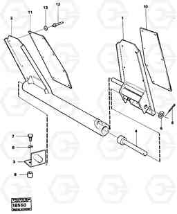 67272 Double brake pedals. L70 L70 S/N -7400/ -60500 USA, Volvo Construction Equipment