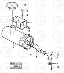 72207 Inlet system L30 L30, Volvo Construction Equipment