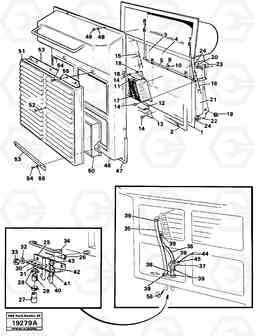 83957 Radiator with assembly p. L70 L70 S/N -7400/ -60500 USA, Volvo Construction Equipment